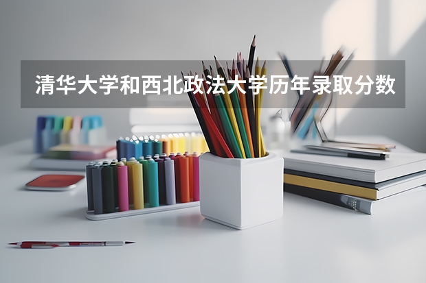 清华大学和西北政法大学历年录取分数线对比