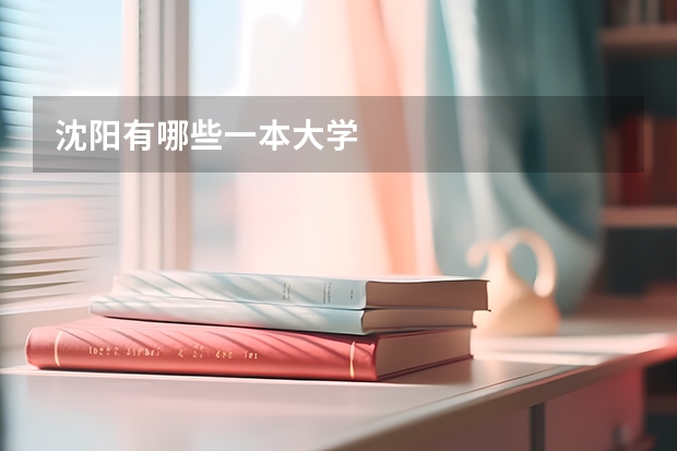 沈阳有哪些一本大学