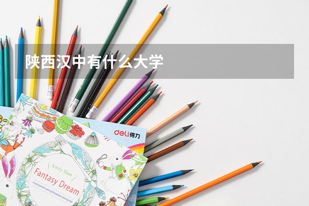 陕西汉中有什么大学