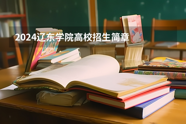 2024辽东学院高校招生简章