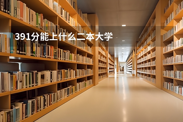 391分能上什么二本大学