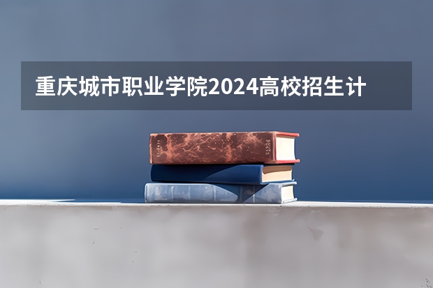重庆城市职业学院2024高校招生计划公布时间