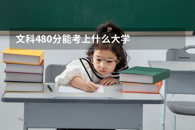 文科480分能考上什么大学