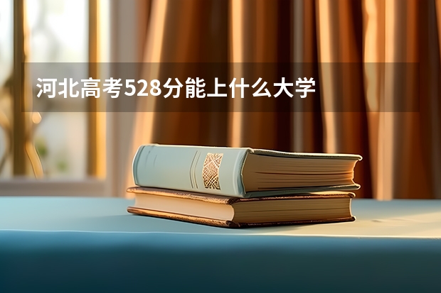 河北高考528分能上什么大学