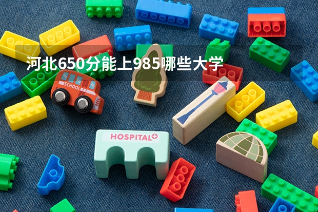 河北650分能上985哪些大学