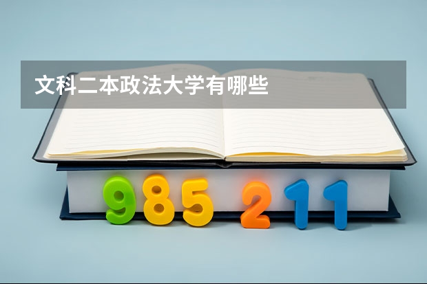 文科二本政法大学有哪些