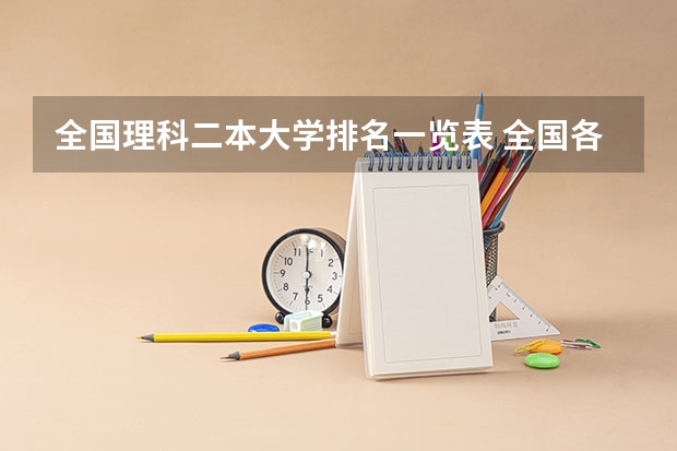 全国理科二本大学排名一览表 全国各地二本大学录取分数线汇总