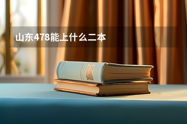 山东478能上什么二本