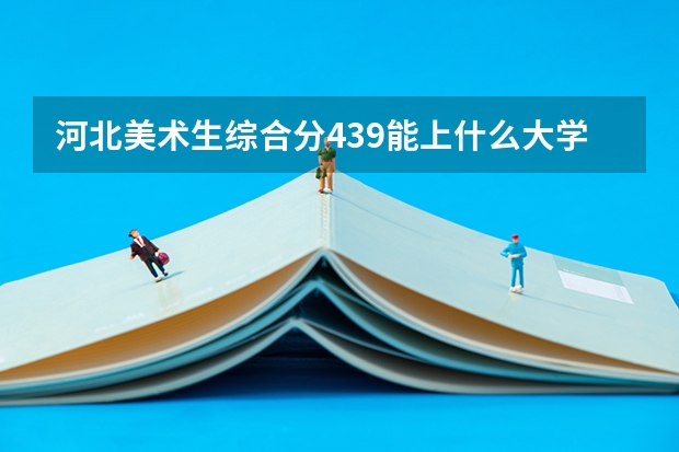 河北美术生综合分439能上什么大学?