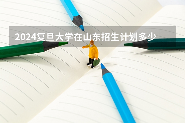 2024复旦大学在山东招生计划多少人
