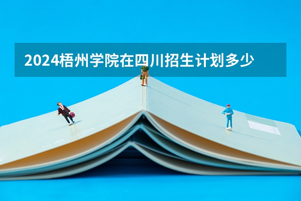 2024梧州学院在四川招生计划多少人