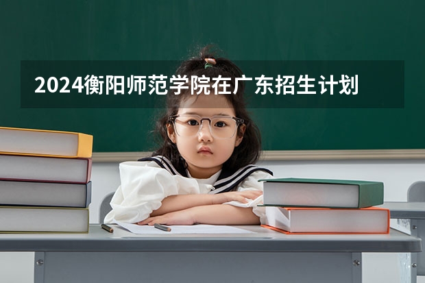 2024衡阳师范学院在广东招生计划多少人