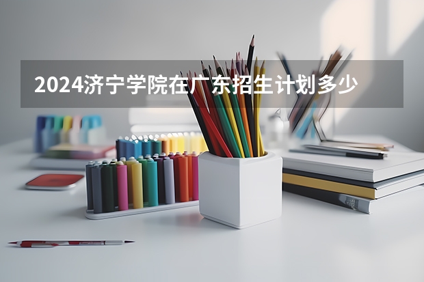 2024济宁学院在广东招生计划多少人