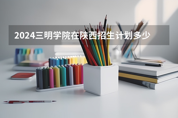 2024三明学院在陕西招生计划多少人