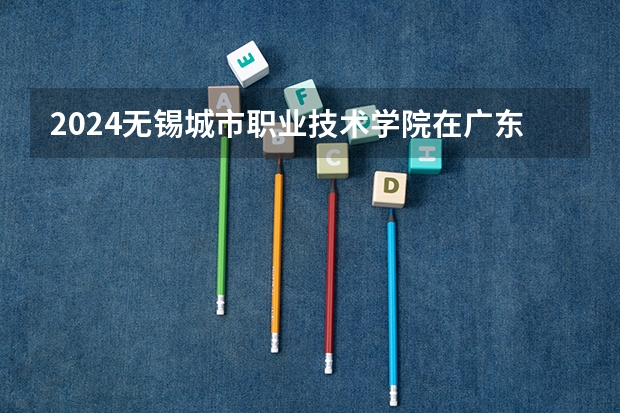 2024无锡城市职业技术学院在广东招生计划多少人