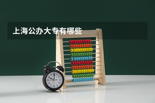 上海公办大专有哪些