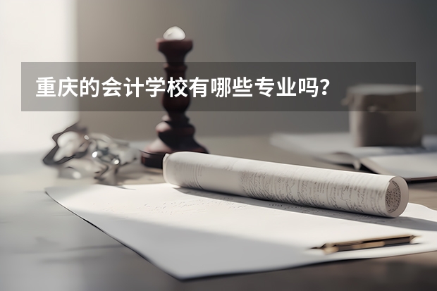 重庆的会计学校有哪些专业吗?