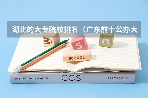 湖北的大专院校排名（广东前十公办大专）