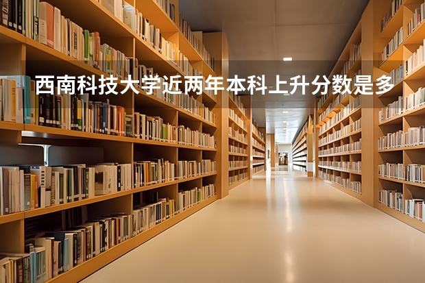 西南科技大学近两年本科上升分数是多少