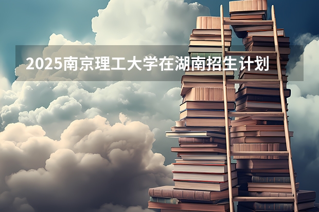 2025南京理工大学在湖南招生计划人数汇总