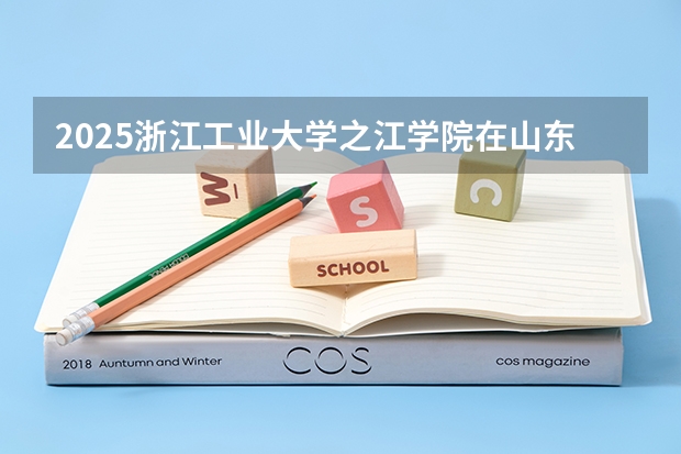 2025浙江工业大学之江学院在山东招生计划人数汇总