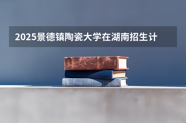 2025景德镇陶瓷大学在湖南招生计划人数汇总