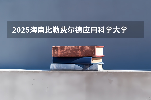 2025海南比勒费尔德应用科学大学在广东招生计划人数汇总