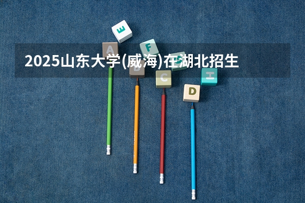 2025山东大学(威海)在湖北招生计划人数汇总