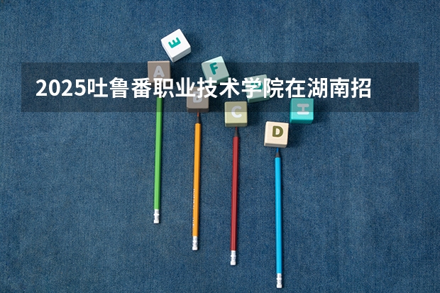 2025吐鲁番职业技术学院在湖南招生计划人数汇总