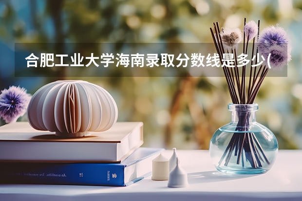 合肥工业大学海南录取分数线是多少(近三年招生人数一览)