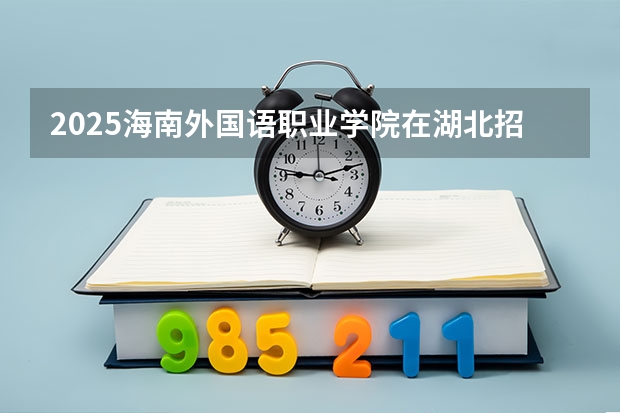 2025海南外国语职业学院在湖北招生计划人数汇总