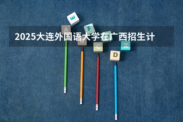 2025大连外国语大学在广西招生计划人数汇总